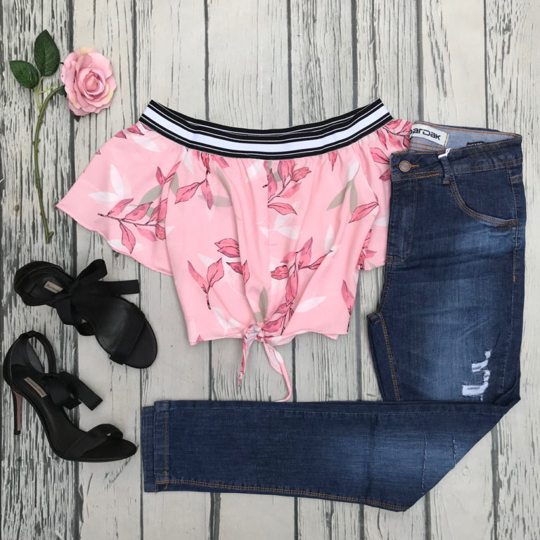 CROPPED FLORAL