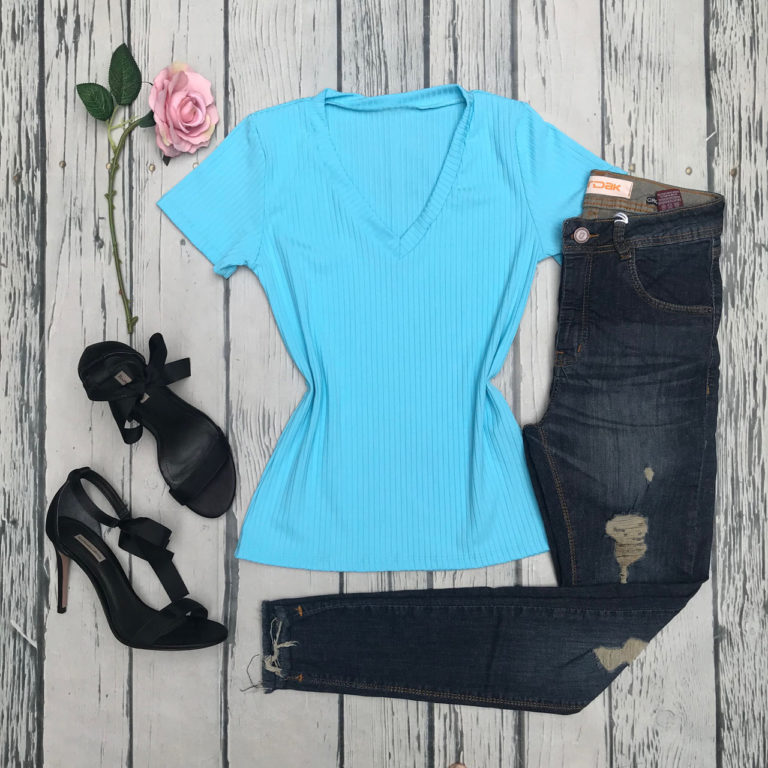T-SHIRT CANELADA