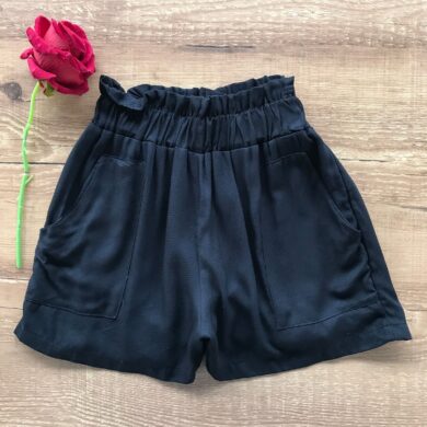 Short preto clochard Clearance