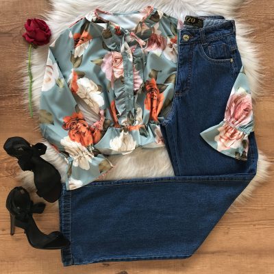 CROPPED FLORAL